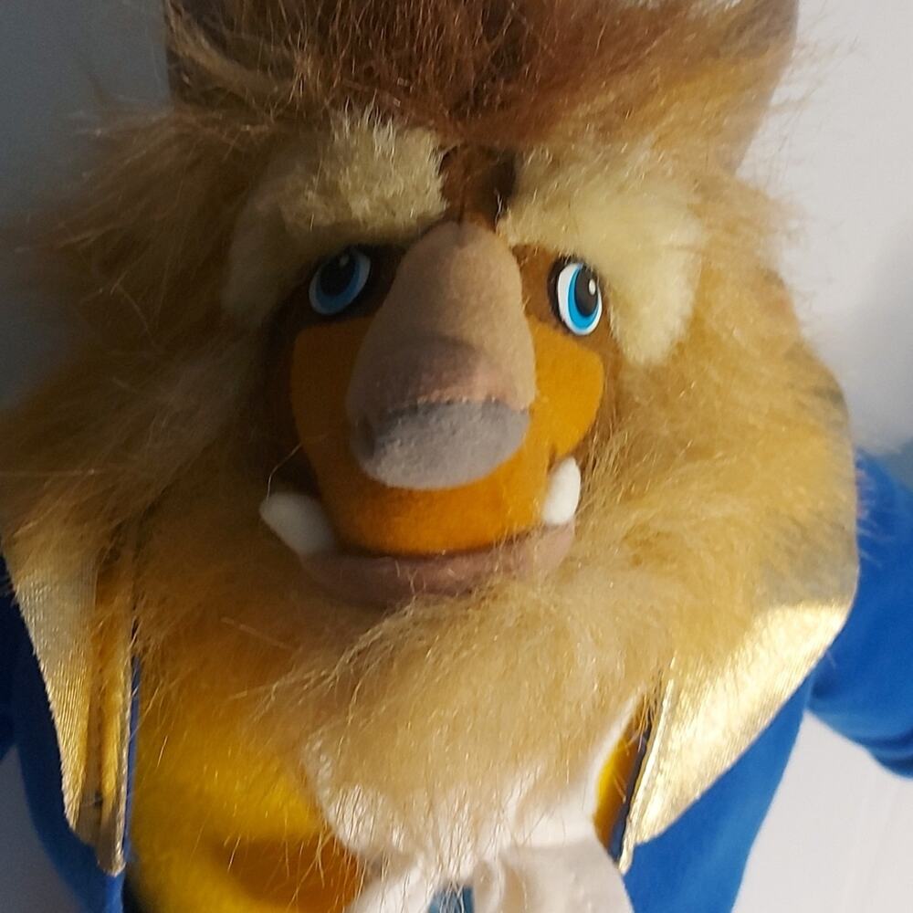 Beauty and the Beast Beast/Prince Adam Plush Disney 1992 Mattel Stuffed Animal